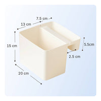 Bunk Bed Storage Organizer Space Saving Dorm Room Bedside Shelf Large Capacity