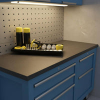 4 Pieces Screwdriver Hammer Pliers Rack Easy Installation Wall Mount Tool Holder Set Metal Tool Storage Shelves Multi-Functional