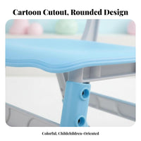 Easy to Clean Adjustable Bow-Back Seat Versatile Use children's Furniture Stable Base Toddler Stool Vibrant Colors for Toddlers, Preschoolers, Kindergarten, Daycare Center, Playroom, Classroom