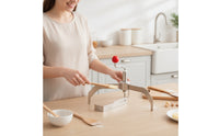 Adjustable Crepe Spreader Stainless Steel Pancake Spreader Ergonomic Pancake Maker Long-Lasting for Kitchen