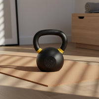 Spray Coated Cast Iron Kettlebell Commercial Grade Gym Kettlebell Dumbbell Substitute Solid Cast Iron Weight Heavy Duty for Men