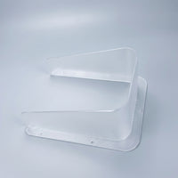 Access Control Cover U-Shaped Entry Chime Guard with Hood Access Control Guard Wall-Mount Entry Chime Cover Frosted for Gate