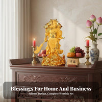 Feng Shui Guan Gong Statue Good Luck Symbol Guan Yu Statue Essence Ual Gift Chinese Warrior God Sculpture Decorative Ornament for Business Owners, Cultural Art Collectors, Homeowners, Home Altar, Living Room, Away Ice, Entryway