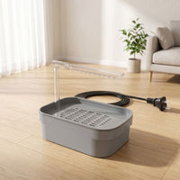 USB Powered Automatic Bird Shower Tub Easy to Install Parrot Bath Basin Plastic for Parrots, Lovebirds