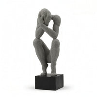 Abstract Human Statue Elegant Human Figurine Attractive Desktop Statue for Minimalism Aficionados