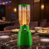 Brew Dispenser  Transparent Beer Dispenser Faceted Party Drinkware
