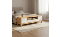 Solid Wood TV Stand Modern Simple Design Living Room TV Console for Bedroom
