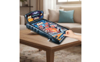 Arcade-Style Tabletop Pinball Game Retro Mini Pinball Machine Light-up Battery-Operated for Children, Families, Playroom, Desk