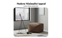 Comfortable Bean Bag Lounger Relaxing transformable Bean Bag Minimalist design Lounge Seating smooth-textured Fabric for Adults, Students, video game enthusiasts, Living Room, Bedroom, Playroom