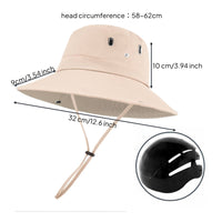 UPF 50+ Wide Brim Fisherman Hat EN1078 Certified Safety Bump Cap Hat Lightweight Outdoor Headwear Long-Lasting for Women, Beach, Hiking, Gardening