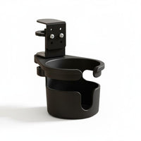 Space Saving Attach-on Cup Holder No Drilling Required Attach-on Desk Cup Holder Easy Installation Office Supply Anti-Slip Grip for Chair Armrest, Wheelchair, Treadmill