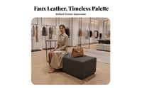 Minimalist Aesthetic Upholstered Seating Block Modular Design Frameless Block Couch Stain-Resistant Reception Sofa Supportive Cushioning for Business Owners, Interior Designers, Office Managers, Retail Shop, Waiting Room, Lounge Area, Small Areas
