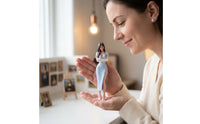 1/18 Female Figurine Detailed Miniature Figure with Dress Painted Diorama Figure for Model Builders