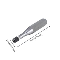 Screwdriver Handle with Bit Holder Knurled Grip Locking Bit Driver Compact Manual Screwdriver Holder for Handymen