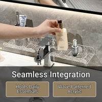 Bathroom Organizers and Storage Faucet Shelf Sink Organizer, Waterproof Transparent Acrylic, Area Washroom Organization