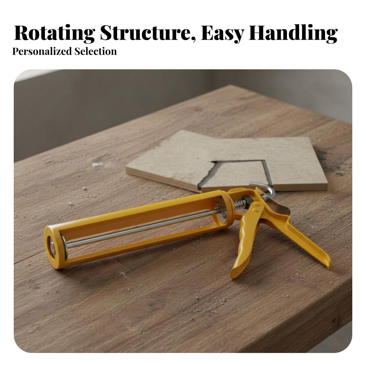 Structural Comfortable Grip Manual Caulking Hardware Tool Ergonomic Design Home Improvement Supply for Bathroom