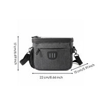 Wear-Resistant Two-Wheeler Handlebar Bag Mesh Side Pocket Scooter Handlebar Bag Transparent Top Panel Cycling Gear Press Screen Window