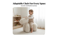 equineShaped Armchair creature Shape Upholstered perusing Chair Cartoon design Living Room Seating for Children, Students, Playroom, Bedroom, Small areas