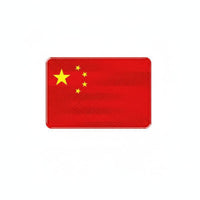 Scratch Cover Five-Star Red Flag Car Badge Strong Chinese Flag Car Sticker Waterproof for Patriots, Truck Owners, Night Driving
