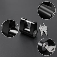 Anti-Theft Trailer Hitch Connector Lock Compact Trailer Hitch Lock Heavy-Duty Key-Operated for RV Campers, Towing, Parking