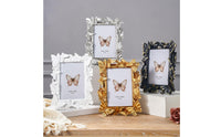 Butterfly Photo Frame Raised Relief Ornate Picture Frame for Shelf