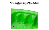 Shaped Paddle Boat Cartoon Design Water Sporting Gear Beginner Approachable Single-Person Kayak for Children, Students, Paddling, Kayaking, Waterway