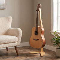 Guitar Stand Holder with Padded Cradle Stable Wooden Guitar Stand Sturdy for Music Studio