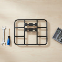 Luggage Rack with Mounting Plates Abrasion-Resistant Rear Cargo Rack Carrier for Electric Bikes, Motorcycles