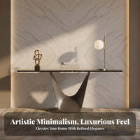Console Table Light Luxury Design Narrow Accent Table Modern design Hallway Furniture for Interior Decorators, Homeowners, Entryway, Living Room, Foyer