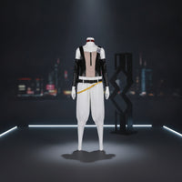 Sleeveless Cosplay Costume with Belt Cropped Cosplay Outfit Fitted Costume with Belt Layered for Cosplayers, Anime Fans, Photoshoots, Stage Performances
