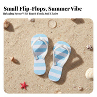 Miniature Flip-Flops Summer Theme Miniature Flip Flops Ornamental Dollhouse Beach Sandals for Hobbyists