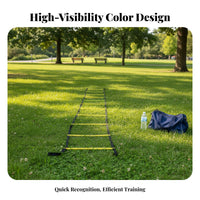 Foldable Agility Ladder Portable Speed Ladder Flexible Basketball Training Equipment Long-Lasting for Athletes, Kids, Outdoor, Gym, Home Workout