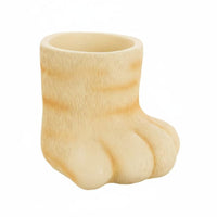 Feline Foot Planter Adorable Paw Shaped Flower Pot Feline Blossom Pot for Patio