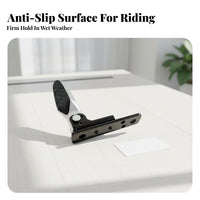 2 Pieces Rear Passenger Footrest Anti-Slip Grip Foot Peg Space-Saving Foot Pedals for Passengers, Kids