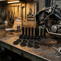 28 Pieces Replacement A-Arm Bushing Kit Black Control Arm Bushing Kit Self-Lubricating Part Premium for Trail Riding