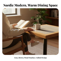 Banquette Dining Set Nordic Design Dining Set with Bench Booth design Minimalist Aesthetic for Interior Designers, Lounge Area