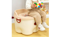 Seat-Style Storage Stool PP and Lidded Storage Stool Rounded