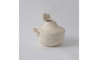 Ceramic Vase Handmade Artistic Vase Asymmetrical Vessel for Living Room