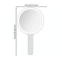 LED Makeup Triple-Light Mirror Color Lights Portable USB-Charged Mirror Compact Beauty Tool for Dorm Room