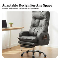 Reclining Function Highspine managerial Chair Adjustable Height Highspine managerial rotating Chair Ergonomic Design Office Furniture effortlessRolling casters for managerials, Professionals, Students, Study Room, Working