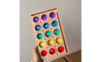Acrylic Gem Stacking Play Item Tint Sorting Rainbow Tile Blocks Self Directed Style Translucent Block Puzzle for Kids, Kindergarten
