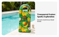 Clear Viewing Window PVC Water Board Rectangular Children's Inflatable Water Board Glossy
