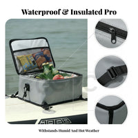 SUP Cooler Bag Insulated Surfboard Cooler Bag Water Sports Accessory Zippered Mesh Pocket for Paddleboarding, Surfing