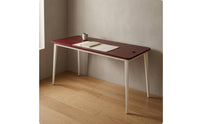 Office Desk Rounded Corners Computer Desk Four Leg Study Table