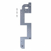 Handleless Pull Routing Jig Aluminum Alloy Unified Drawer Pull Jig Corner Trimming Carpentry Grooving Guide for Carpenters