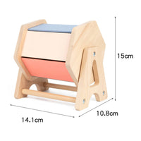 clothCovered Wooden Textile Drum Toy Fine Motor Skills Educational Drum Toy Wooden Musical Instruments