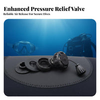 Modular Design BCD Dump Valve Long-Lasting ABS and Nylon Diving Pull Dump Valve Lightweight Buoyancy Compensator Part for Technical Divers, Underwater Exploration, Accessible Water