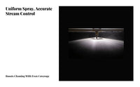 Stainless Steel Fan Nozzle Long-Lasting Stainless Steel Spray Nozzle Precise Flow Rate for Dust Control, Surface Treatment