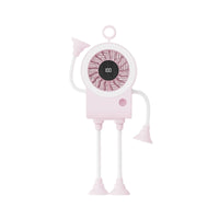 Mini Fan with Suction Cups Portable Alien Desk Fan Cute for Office Workers