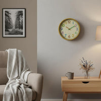 Quartz Movement 12 Inch Wall Clock Battery Operated 12 Inch Decorative Clock Easy to Hang for Children, Teachers, Living Room, Bedroom, Playroom, Classroom